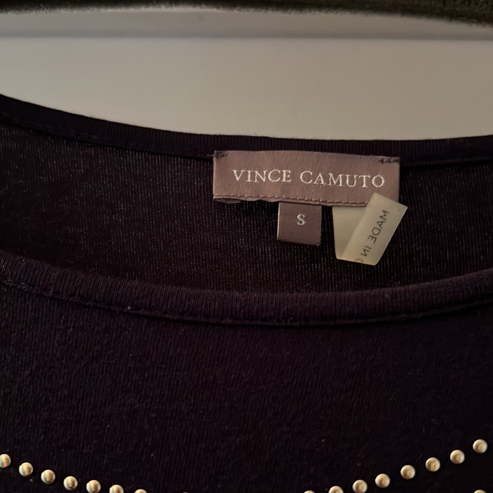 New w tags Vince camuto navy studded dress s - Picture 3 of 6